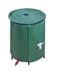 Container rainwater tank with tap rainwater barrel folding 500 liters