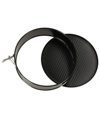 Baking tin with detachable rim 24cm black