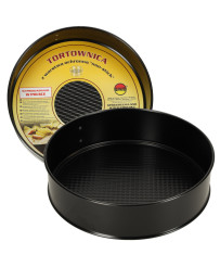 Baking tin with detachable rim 24cm black