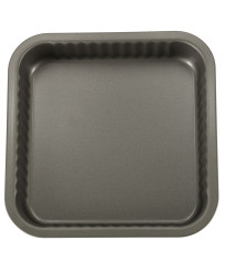 Baking tray for casseroles, tarts, pizzas 24cm x 24cm grey