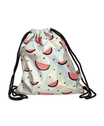 BAMBINO drawstring backpack white pearl watermelons