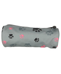BAMBINO pencil case tuba paws grey