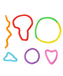 Tubes sensory tubes stretchable educational montessori tubes 8 pieces