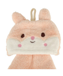 Children's hand towel for kindergarten 42x25cm pink rabbit