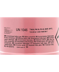 Helium bottle for 30 balloons pink 1 piece