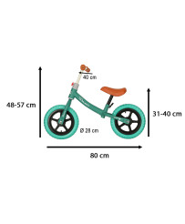 Trike Fix Balance turquoise cross-country bicycle
