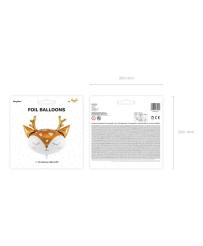 Foil balloon Deer head 73cm x 64cm