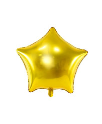 Gold Star Foil Balloon 48cm
