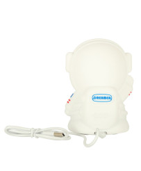 Silicone night light white astronaut