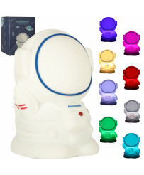 Silicone night light white astronaut