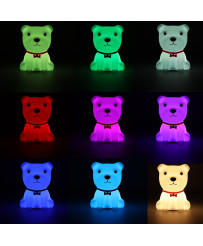 Silicone night light white...