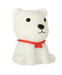 Silicone night light white doggie