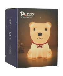 Silicone night light white doggie