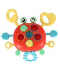 Baby teether crab sensory toy