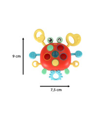Baby teether crab sensory toy