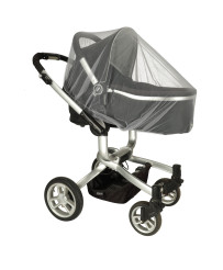Stroller elastic mosquito net 140cm gray