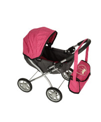 Four-wheeled doll gondola stroller