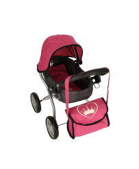Four-wheeled doll gondola stroller