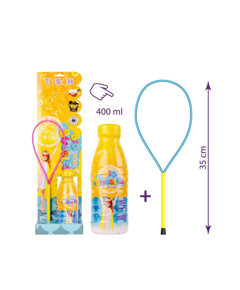 TUBAN soap bubble hoop soap bubbles + liquid 400ml