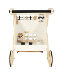 Wooden pusher educational walker with sorter