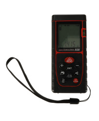 Laser distance measurer digital waterproof IP54 3mm/60m case battery powered