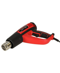 Electric tanner with temprature control 0-600 deg C air flow 300-500 l/min + 4 interchangeable tips 1850W