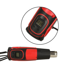 Electric tanner with temprature control 0-600 deg C air flow 300-500 l/min + 4 interchangeable tips 1850W