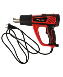 Electric tanner with temprature control 0-600 deg C air flow 300-500 l/min + 4 interchangeable tips 1850W