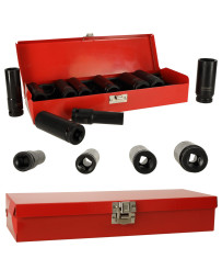 Impact sockets 1/2'' 10-24...