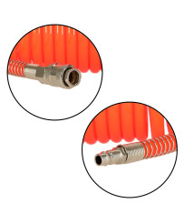 Spiral air hose for compressor 12mm 15m