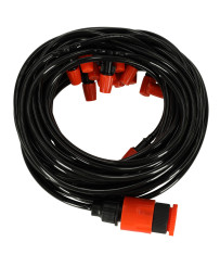 Water curtain mist garden sprinkler irrigation system 15m