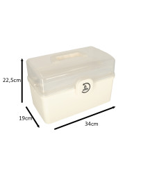 Organizer medicine container medicine cabinet medicine storage 34x19x22.5cm