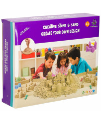 Kinetic sand in a box 1kg sandbox 27el.