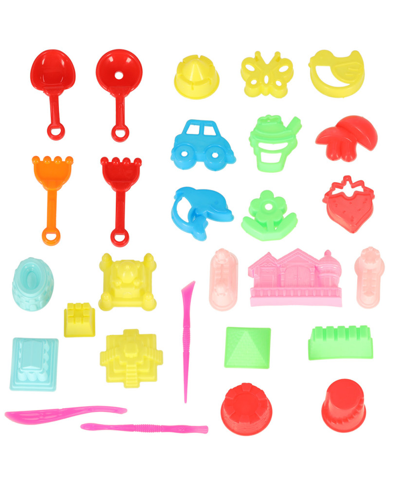 Sand accessories toys molds shovels 28el.