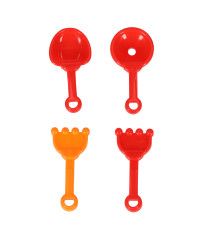 Sand accessories toys molds shovels 28el.