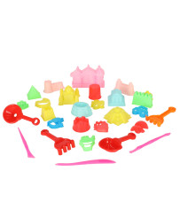 Sand accessories toys molds shovels 28el.