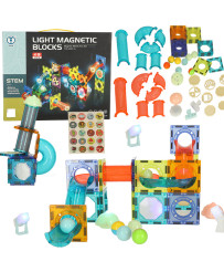 Magnetic blocks marble ball...