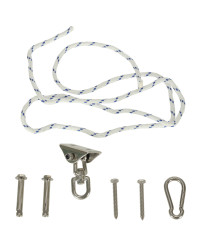Hammock bracket ceiling mount swings