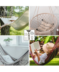 Hammock bracket ceiling mount swings