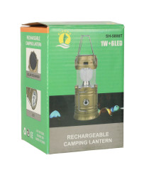 Tourist light camping solar flashlight.