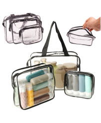 Transparent cosmetic bag...