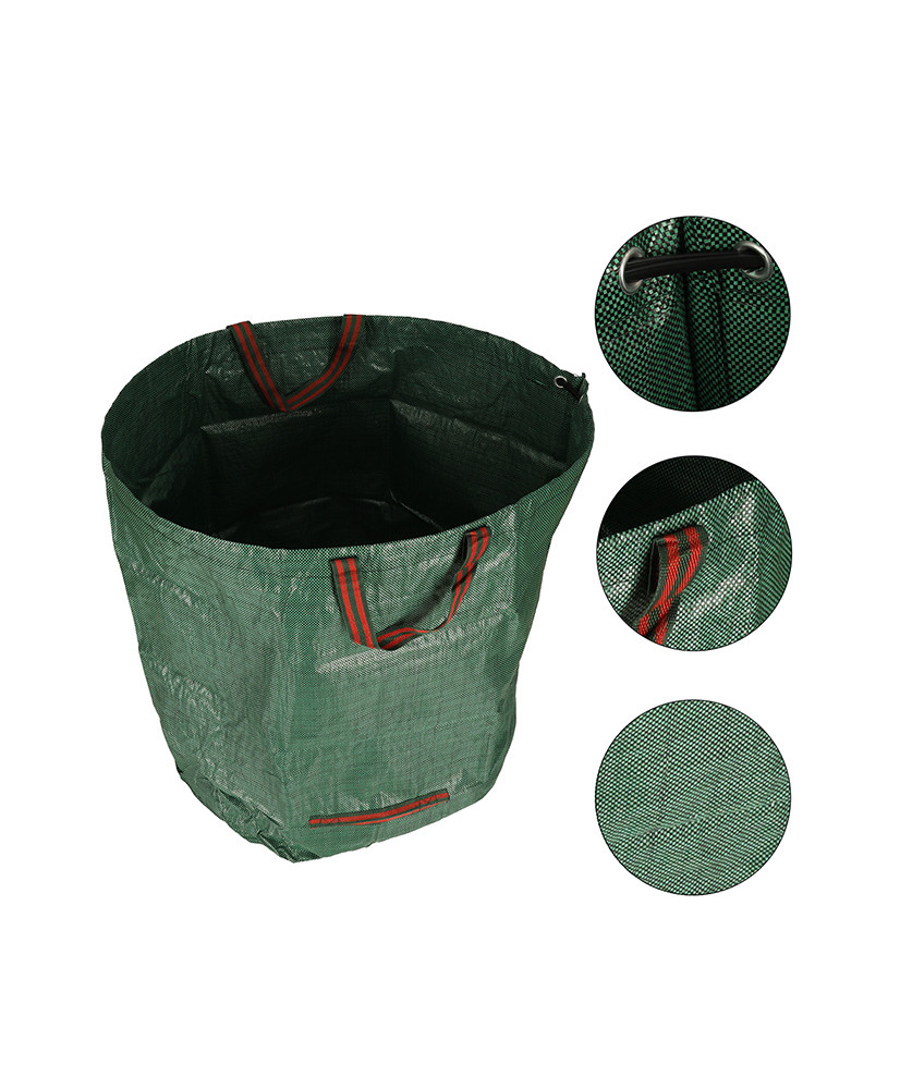 Garden leaf waste garbage can 270l bag large