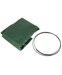 Garden leaf waste garbage can 270l bag large