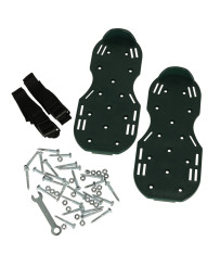Aerator lawn scarifier spiked lawn shoes