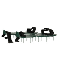 Aerator lawn scarifier spiked lawn shoes