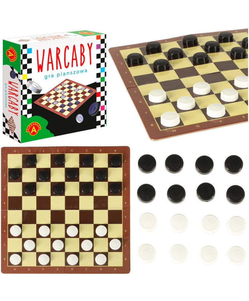 ALEXANDER Checkers board game