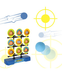 Target shooting moving target ball gun