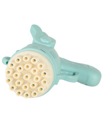 Soap bubble gun soap bubbles with wings blue