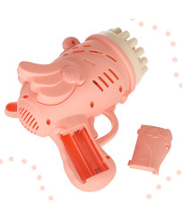 Soap bubble gun soap bubbles with wings pink