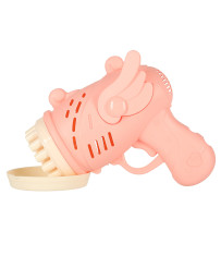 Soap bubble gun soap bubbles with wings pink